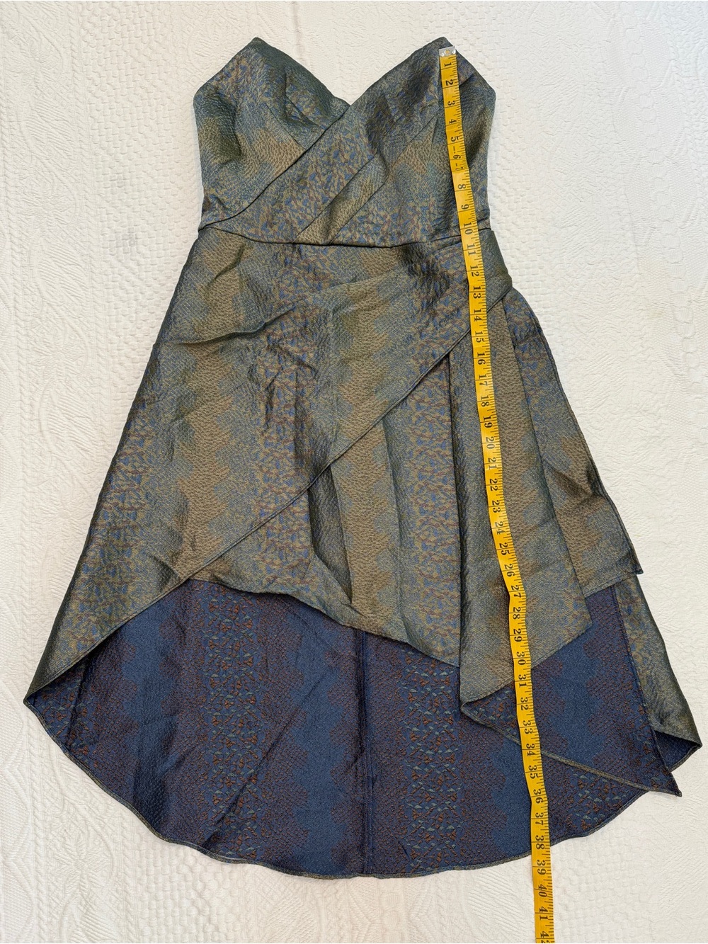 NWT Bebe Asymmymetrical Wrap Dress Cocktail Party Women’s Size 8 - Picture 7 of 8
